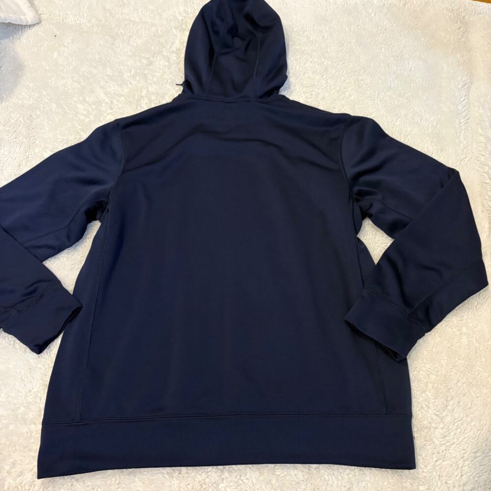 Nike Therma Fit Mens Fighting Illini Hoodie Navy M College School Sports Classic - Picture 3 of 7